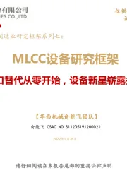 【华西机械】先进制造业研究框架系列七：MLCC设备研究框架 进口替代从零开始，设备新星崭露头角