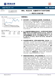 新型电力系统专题一：绿电：风光正好，把握碳中和下的时代机遇