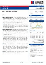 有色金属行业年度策略：稀土：电机驱动，需求倍增