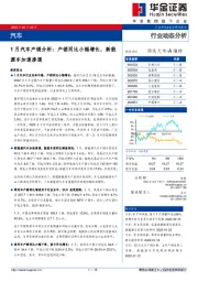 1月汽车产销分析：产销同比小幅增长，新能源车加速渗透