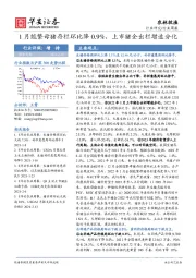 农林牧渔：1月能繁母猪存栏环比降0.9%，上市猪企出栏增速分化