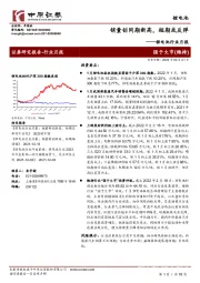 锂电池行业月报:销量创同期新高,短期或反弹