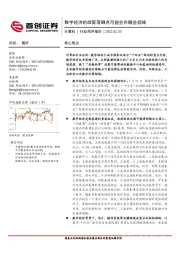 计算机行业简评报告：数字经济的政策落脚点可能会在哪些领域