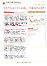 通信行业：智慧广电：数字乡村有力抓手，共建共享加速落地