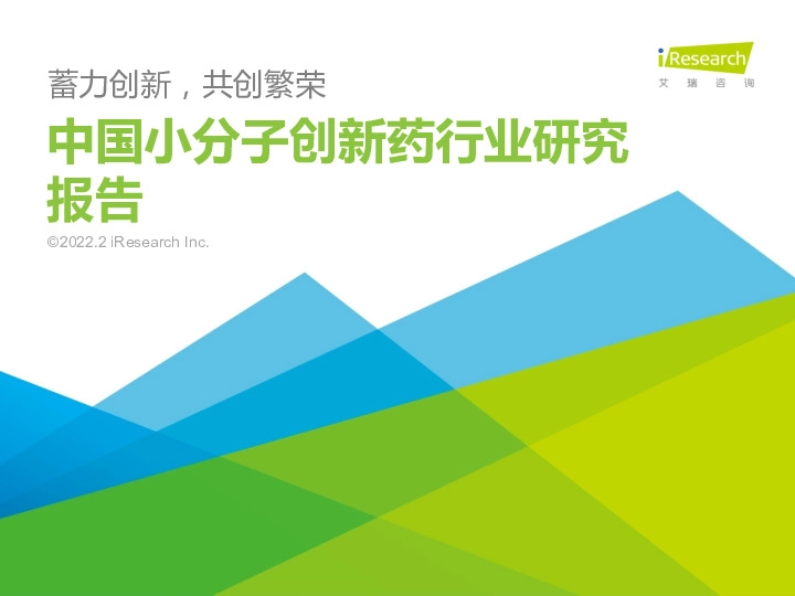 中国小分子创新药行业研究报告