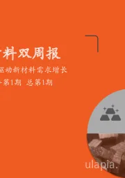 新材料双周报2022年第1期总第1期：泛新能源驱动新材料需求增长