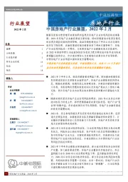 中国房地产行业展望，2022年2月