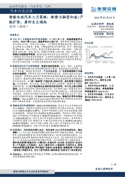 汽车行业月报：智能电动汽车三月策略：新势力融资加速+产能扩张，看好自主崛起