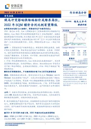 有色金属：俄乌冲突影响供给端铝价或维系高位，2022年SQM锁价合同比例有望降低