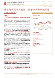 计算机行业周观点：两会与俄乌冲突共振，数字经济再成避风港