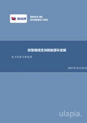 电力设备与新能源：政策继续支持新能源车发展