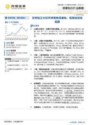 机械设备培育钻石行业跟踪：天然钻三大环节供需秩序重构，培育钻空间拓展