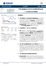 公用事业行业专题研究：可再生能源基金欠补对电力运营商的影响分析