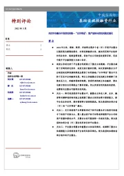 基础设施投融资行业：关注平台整合中的信用风险—“以市带县”、资产划转与信用风险区域化