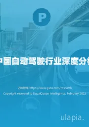 2021-2022中国自动驾驶行业深度分析与展望报告