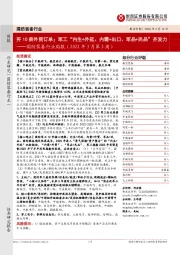 国防装备行业周报（2022年3月第2周）：歼10获外贸订单；军工“内生+外延、内需+出口、军品+民品”齐发力