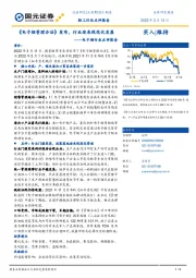 电子烟行业点评报告:《电子烟管理办法》发布,行业迎来规范化发展