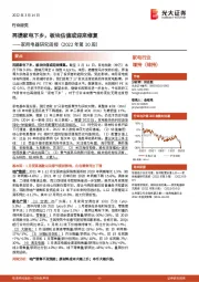 家用电器研究周报（2022年第10周）：再提家电下乡，板块估值或迎来修复