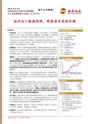 电力设备新能源行业周报：组件出口数据亮眼，新能源车现涨价潮