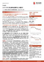 房地产百城土地成交月度跟踪报告(2022年2月):2月TOP50房企拿地金额环比小幅回升