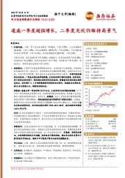 电力设备新能源行业周报：通威一季度超强增长，二季度光伏仍维持高景气