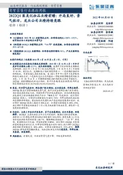 商贸零售行业跟踪周报:2022Q1医美化妆品业绩前瞻:开局良好,景气依旧,龙头公司业绩持续亮眼