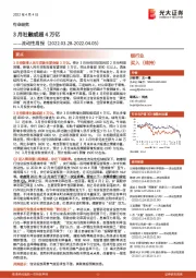 银行业流动性周报：3月社融或超4万亿