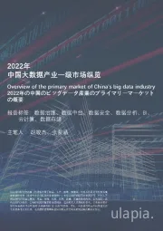 2022年中国大数据产业一级市场纵览