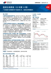医药生物周报（22年第15周）：广东联盟中成药集采拟中选结果公布，独家品种降幅温和