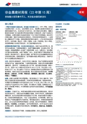 非金属建材周报（22年第15周）：多地重大项目集中开工，关注低估值优质龙头