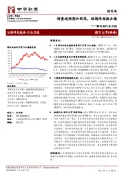 锂电池行业月报：销量超预期和新高，短期待指数企稳