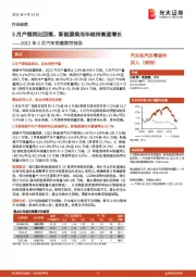 2022年3月汽车销量跟踪报告:3月产销同比回落,新能源乘用车维持高速增长