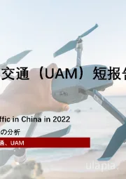 2022年中国城市空中交通（UAM）短报告：发展前景分析