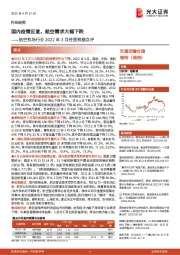 航空机场行业2022年3月经营数据点评：国内疫情反复，航空需求大幅下跌