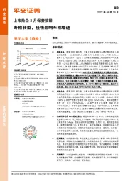 上市险企3月保费数据:寿险转型,疫情影响车险增速