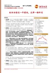 电力设备新能源行业周报：板块估值近一年最低，反弹一触即发