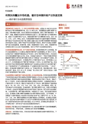 碳纤维行业动态跟踪报告：政策扶持叠加市场机遇，看好吉林碳纤维产业快速发展