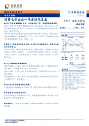 电子元器件：消费电子企业一季度情况复盘