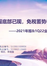 纺织服饰2021年报&1Q22业绩总结：纺服底部已现，免税蓄势待发