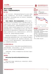 家电行业周报:年报及一季报各板块表现分化