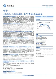 电子行业周报：重视研发、人均创收稳增，国产半导体公司奋起直追