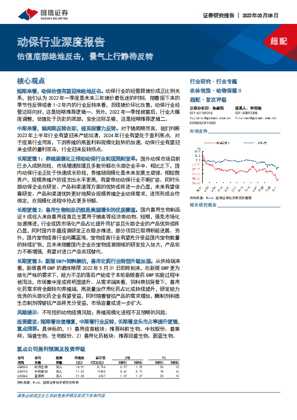 动保行业深度报告：估值底部绝地反击，景气上行静待反转