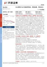 商业贸易行业周报:关注零售行业中期投资策略:穿透迷雾、紧抓龙头