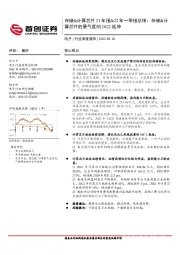 电子行业深度报告：存储&计算芯片21年报&22年一季报总结：存储&计算芯片的景气度向2022延伸