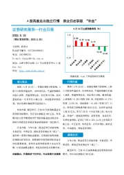 非银金融行业日报：A股再度走出独立行情 券业仍在积极“补血”