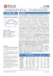 电力设备行业周报：比亚迪新发布引领行业，川矿拍卖白热化竞争