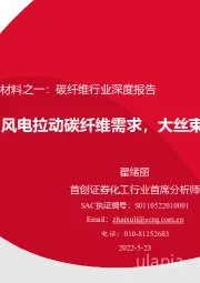 化工新材料之一：碳纤维行业深度报告-风电拉动碳纤维需求，大丝束产品空间广阔