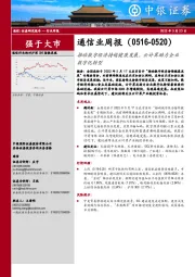 通信业周报：推动数字经济持续健康发展，云计算助力企业数字化转型