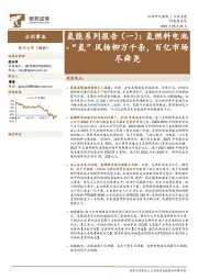 氢能系列报告(一):氢燃料电池-“氢”风杨柳万千条,百亿市场尽舜尧