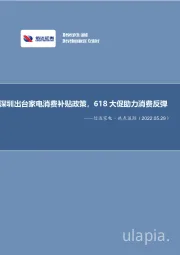 信达家电·热点追踪：深圳出台家电消费补贴政策，618大促助力消费反弹